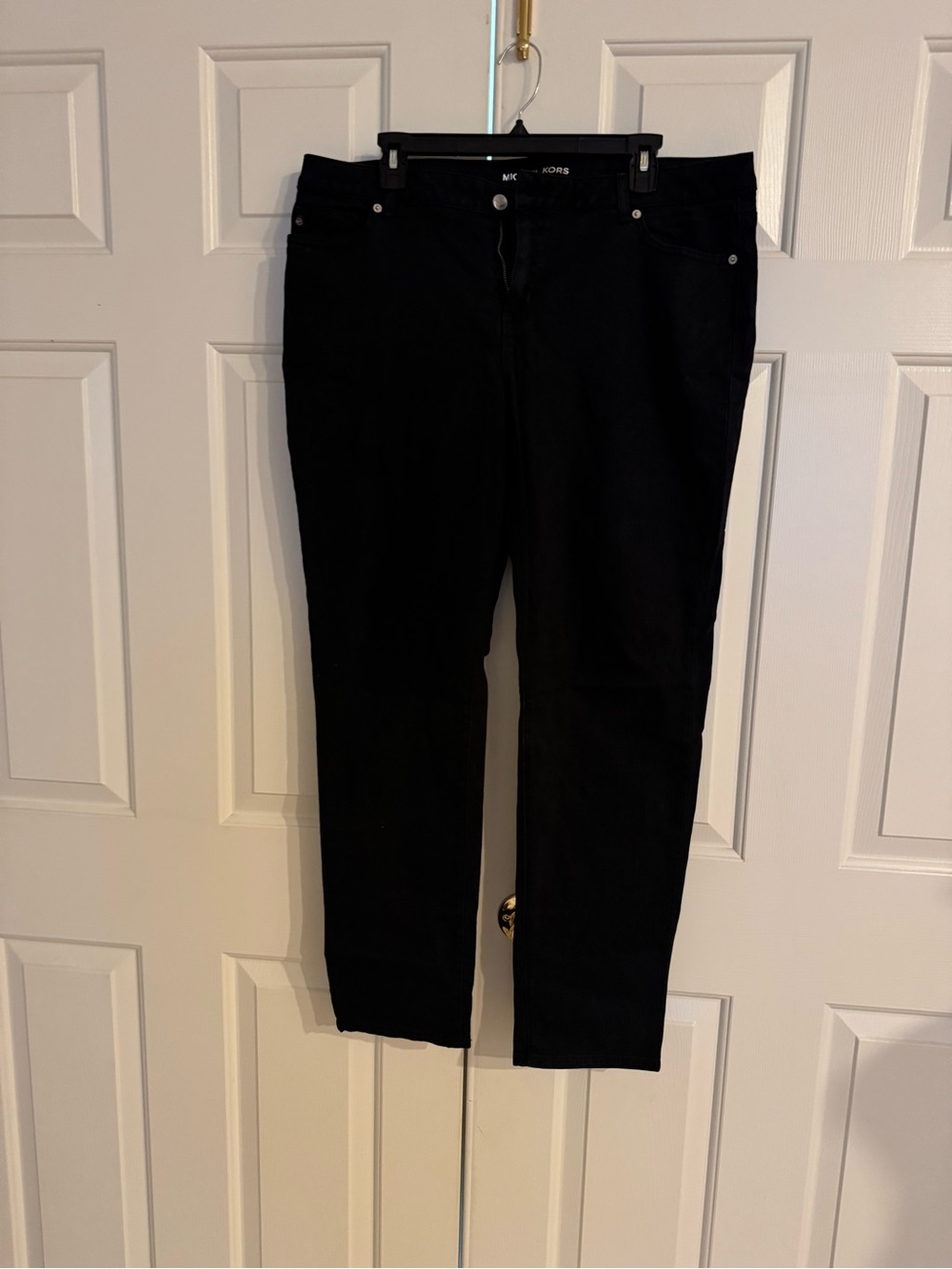 Michael Kors Black High-Rise Jeans